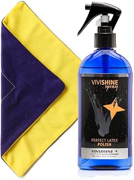 Vivishine Spray 250ml - Viviwipe Combo - for Latex Clothing
