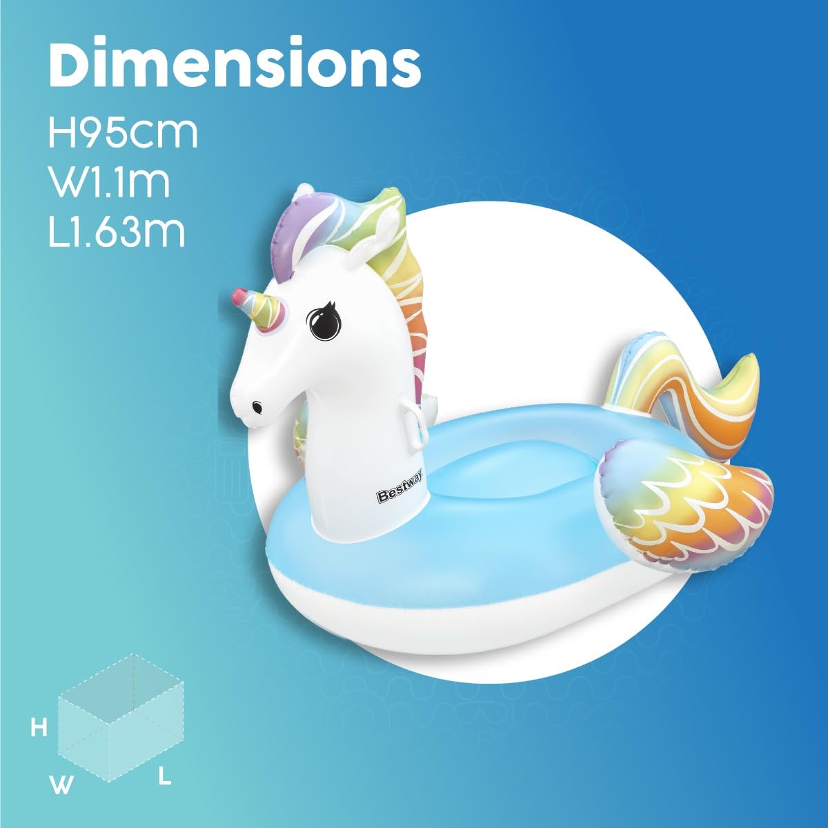 Non Inflatable Pool Floats Posh Creations Unicorn Pool Float - Extra ...