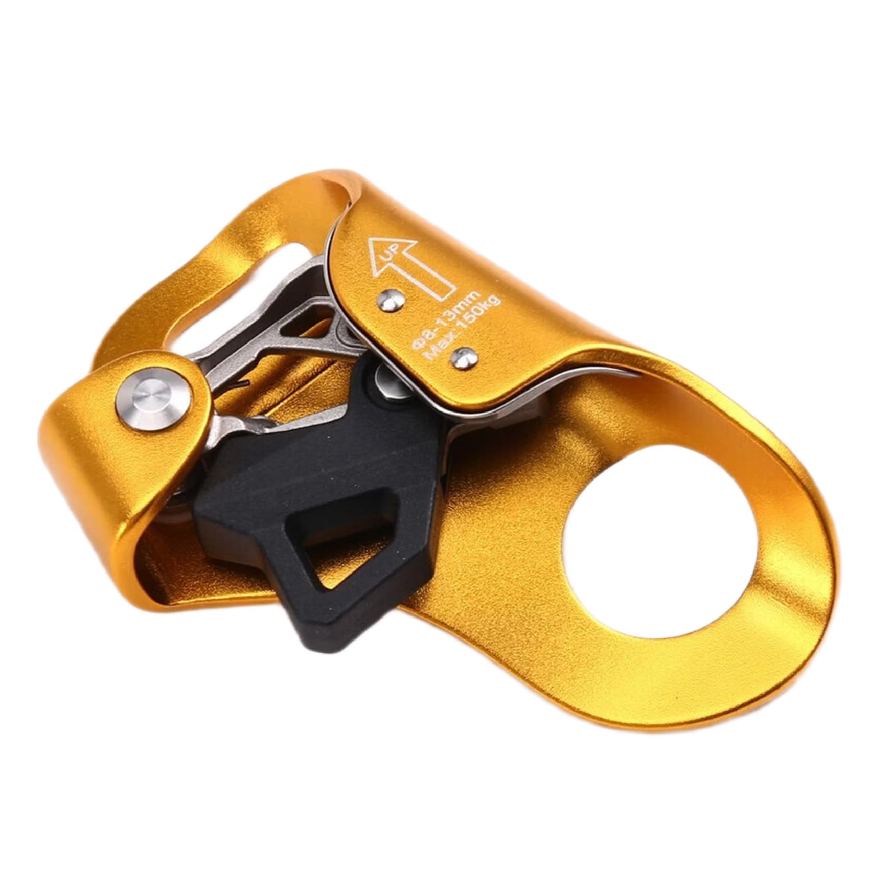 Klettern Abseilseil Klemme Brustaufstieg Rock Climbing Bergsteigen Baumkletterer Ausrüstung für 8-13mm Seil