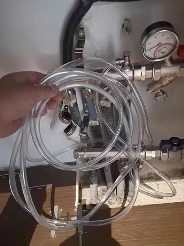 Miniatura 4 de JUNZHIDA Tubo de vinilo transparente de 25 pies 12 pulgadas de diámetro x 58 pulgadas de diámetro exterior manguera de tubo de PVC híbrido flexible