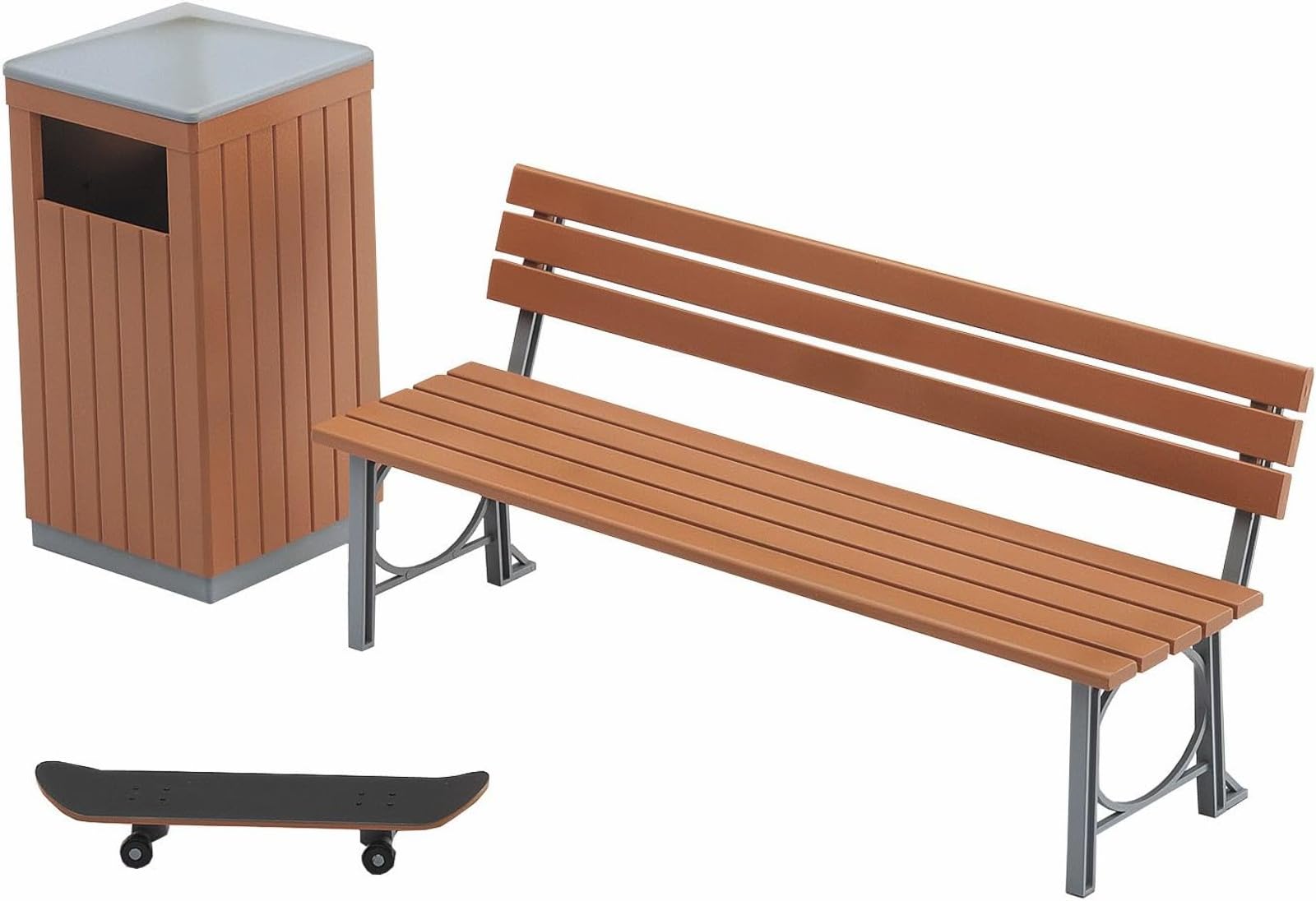 Hasegawa FA10 1/12 Park Bench and Rubbish Bin Game