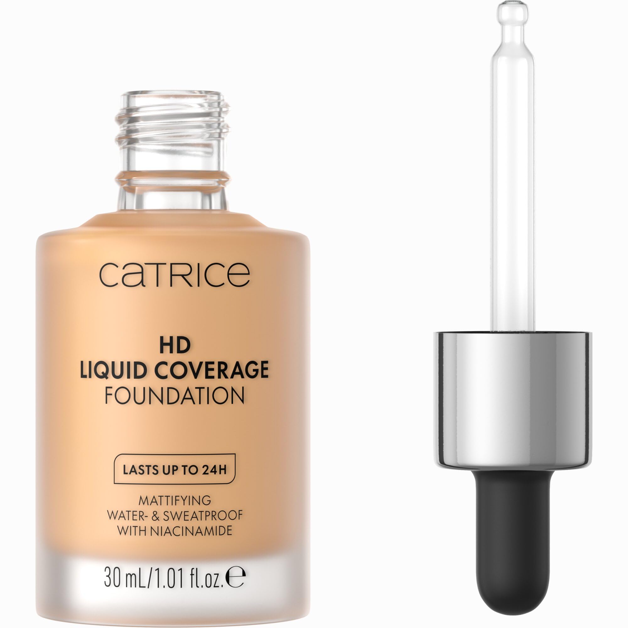 Catrice HD Liquid Coverage Foundation, longlasting, mattifying, oil-control/shine-control, matte (30ml)