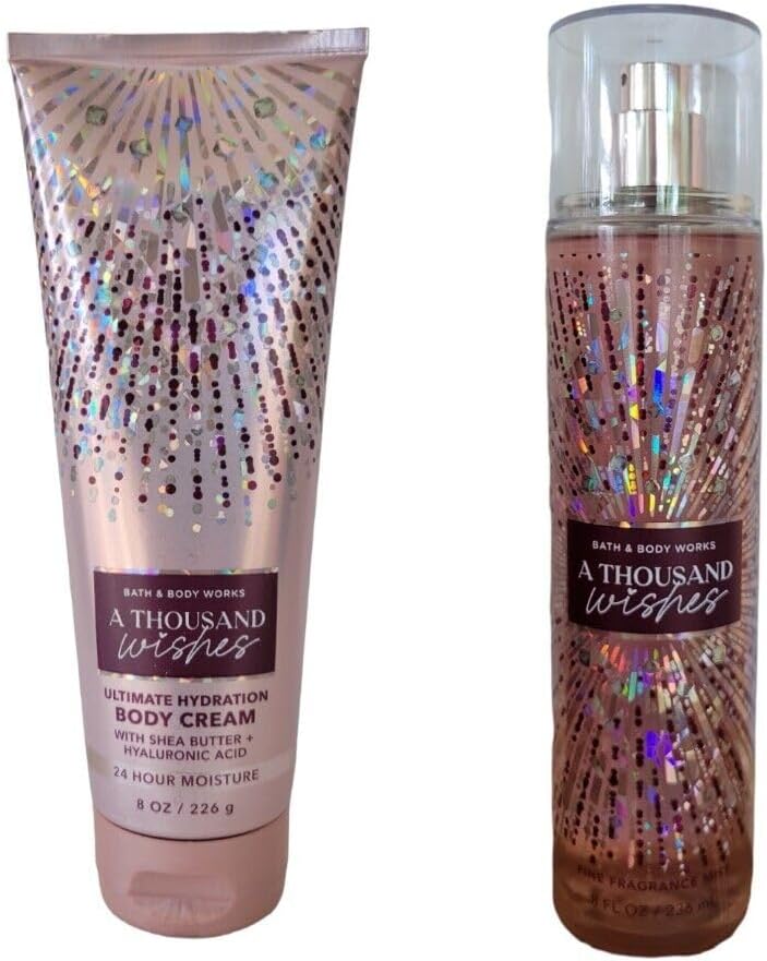 Bath and Body Works A Thousand Wishes Gift Set of Shower