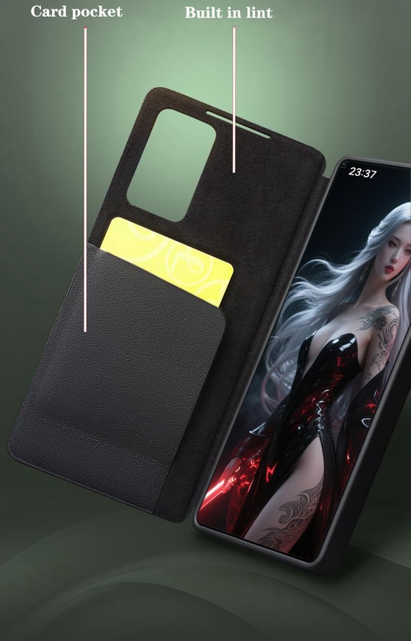 Custodia Intelligente in Pelle per Samsung Galaxy S25 Ultra. Flip/Fondina/Addormentato/Riattiva. Cover per Samsung S 25 Ultra