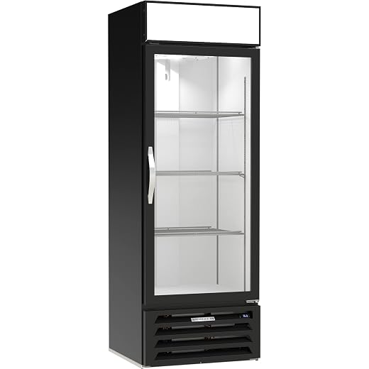 Beverage Air MMR19HC-1-B Reach-in MarketMax Refrigerated Merchandiser