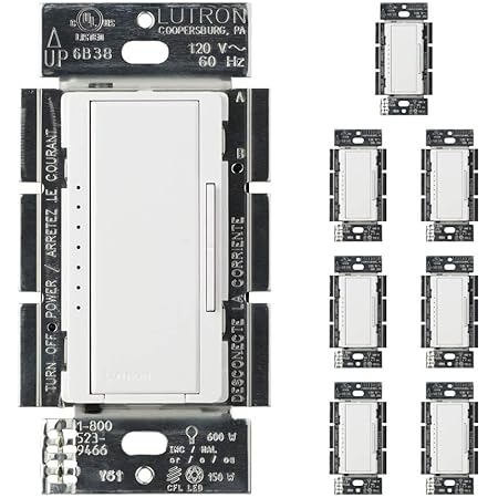 Amazon.com: Lutron Maestro LED+ Dimmer Switch (8 Pack) | for ...