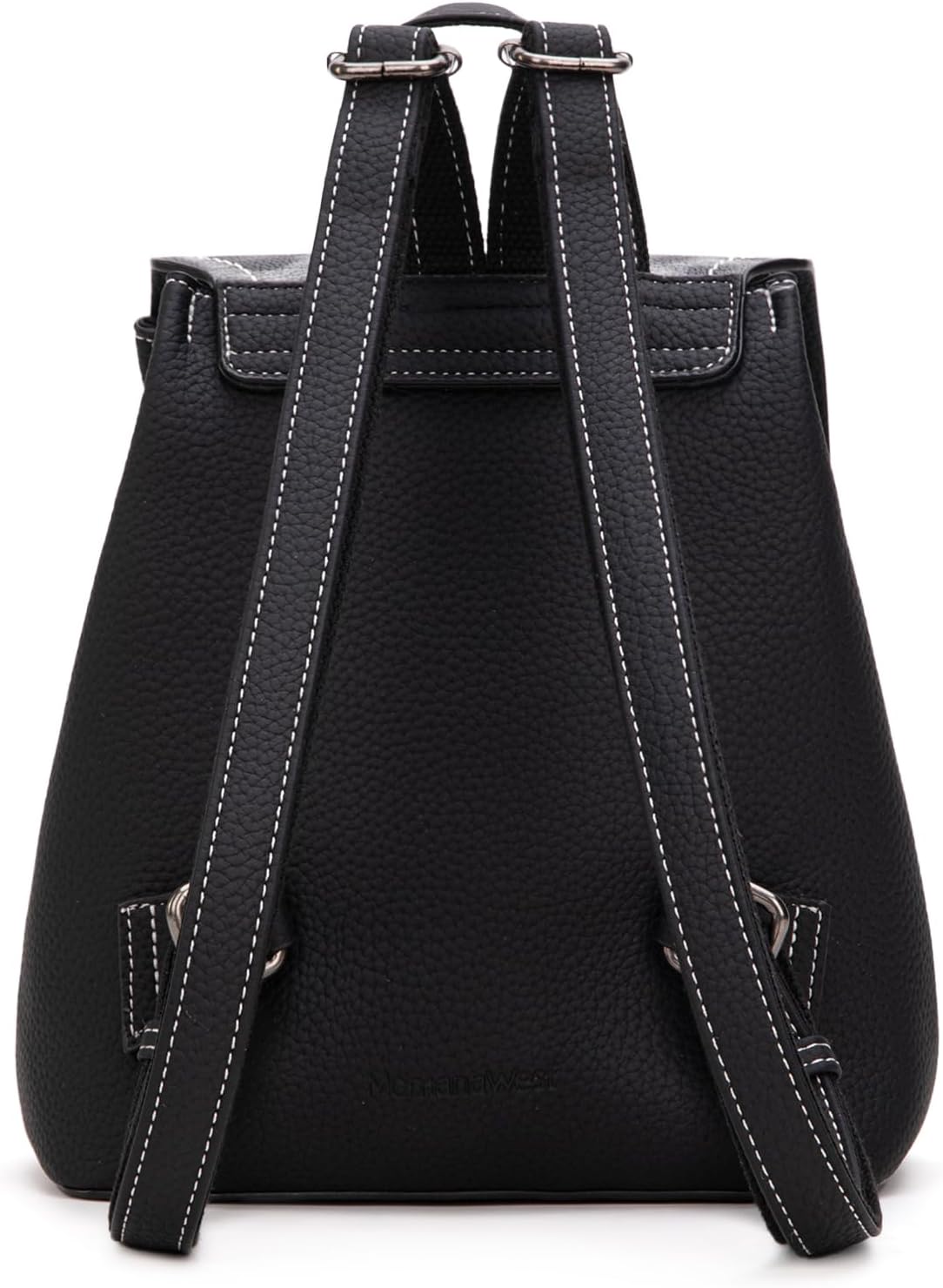 Montana West Black Leopard Print Small Backpack Purse for Women Vegan Leather Mini Womens Backpack Cute Convertible Shoulder Bag - Image 6