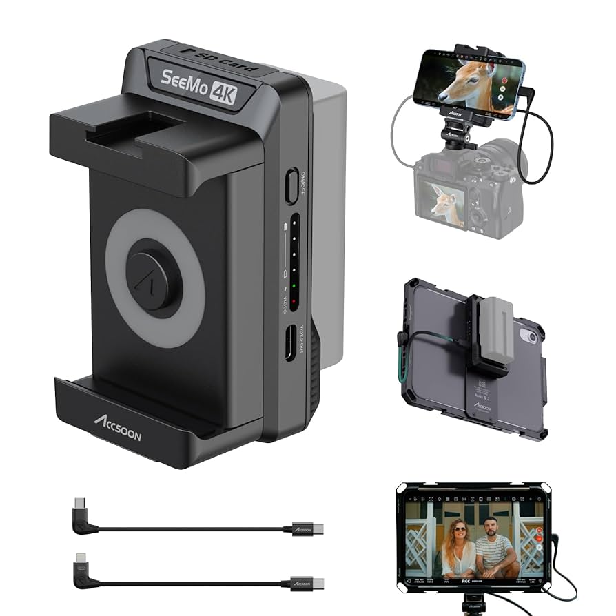 Amazon.com : Accsoon SeeMo 4K HDMI Adapter Video