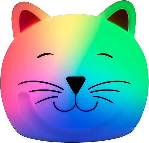 Miniatura 1 de Lights by Night Luz blanda para gatitos, LED, grifo, funciona con 3 pilas AAA, personalizable, dormitorios, salas de juegos, escritorio y más, luz