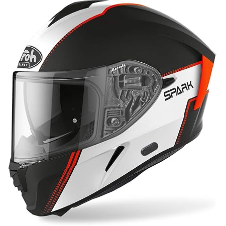 CASCO AIROH SPARK FLOW ORANGE MATT S : MainApps: Amazon.it: Auto e Moto