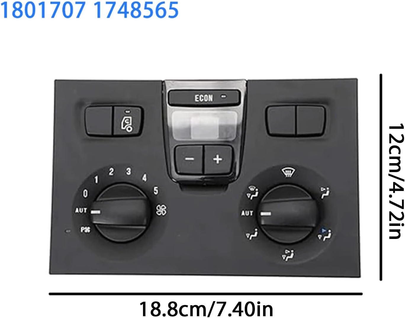 Advanced Climate Interfaces Modules with Anti Vibrations Designs Air Conditioning Switches Panel for Auto P G R Replacement Climate Control