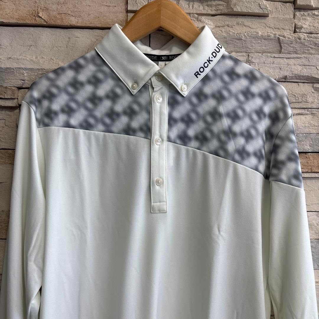 ロックデュード　11-140105 フェードロゴＢＤポロ　サイズL ロックデュード 11-140105 フェードロゴBDポロ サイズL サイズ