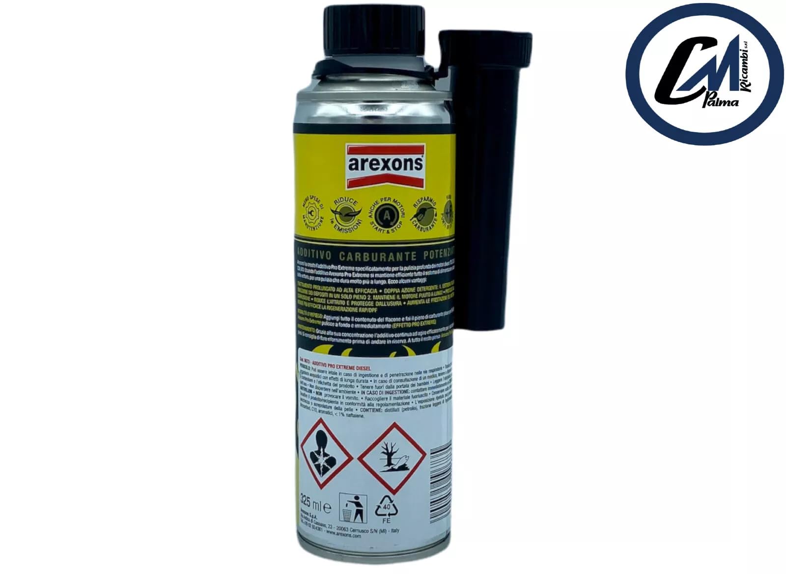2X ADDITIVO Potenza E Pulizia Motore CONCENTRATO AREXONS PRO Extreme Diesel 9673