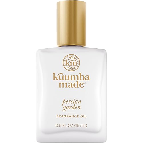 Kuumba Made Persian Garden Fragrance Oil, Long-Lasting Scented Oil Perfume Roller, Vegan, Alcohol-Free, 0.5 Fl Oz Fl Oz