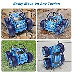 MaxTronic Amphibious Remote Control Car,Rechargeable RC Cars Toy 360° Flips Rotation Stunt Crawler 15KM/H 4WD All Terrain Outdoor Indoor Toy for Kids Boys Girls 3-12 - Image 5