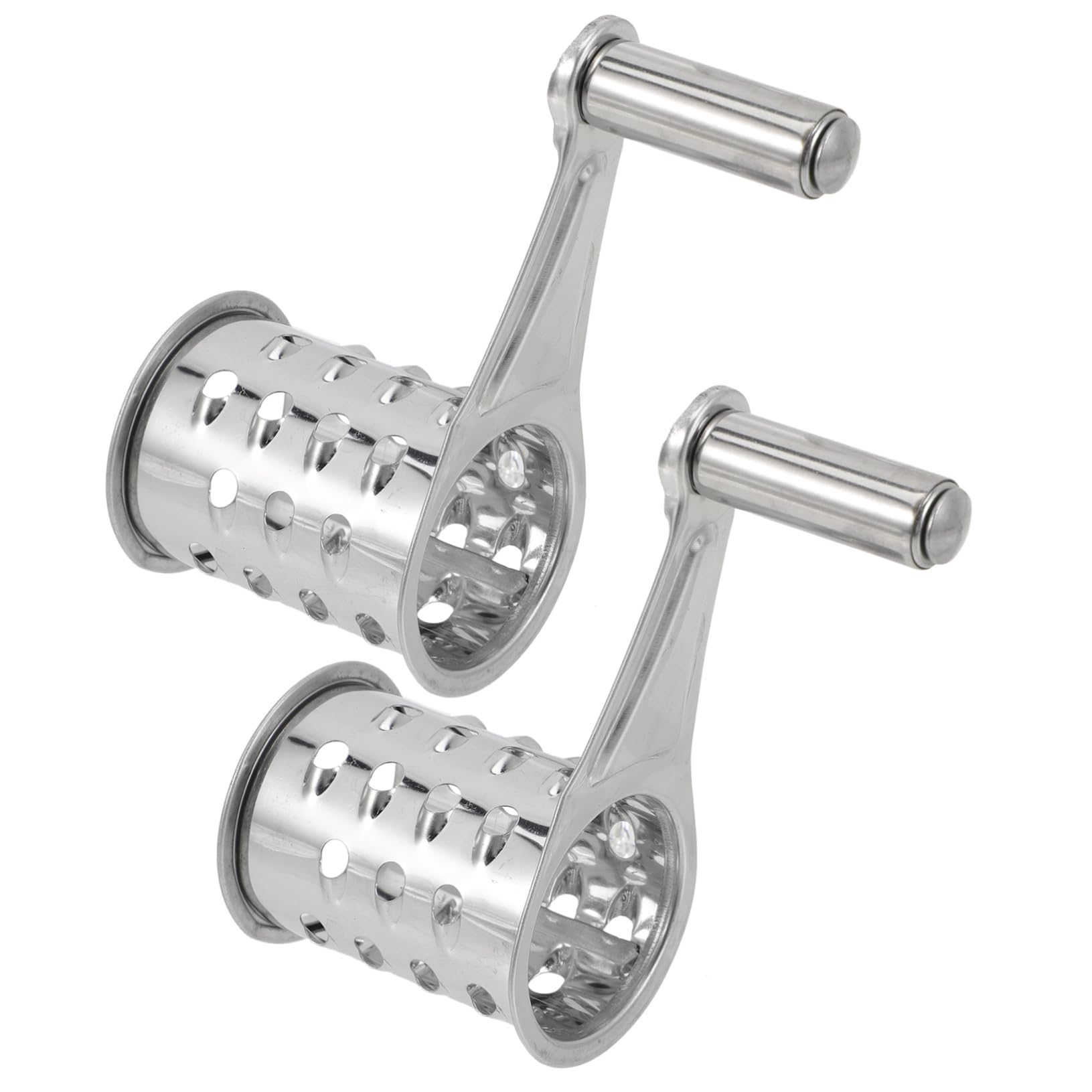 OUNONA 2pcs Cheese Grater Manual Handheld Shredder Efficient Rotary Grater for Quick Cheese Preparation Kitchen Essential for Home Chefs