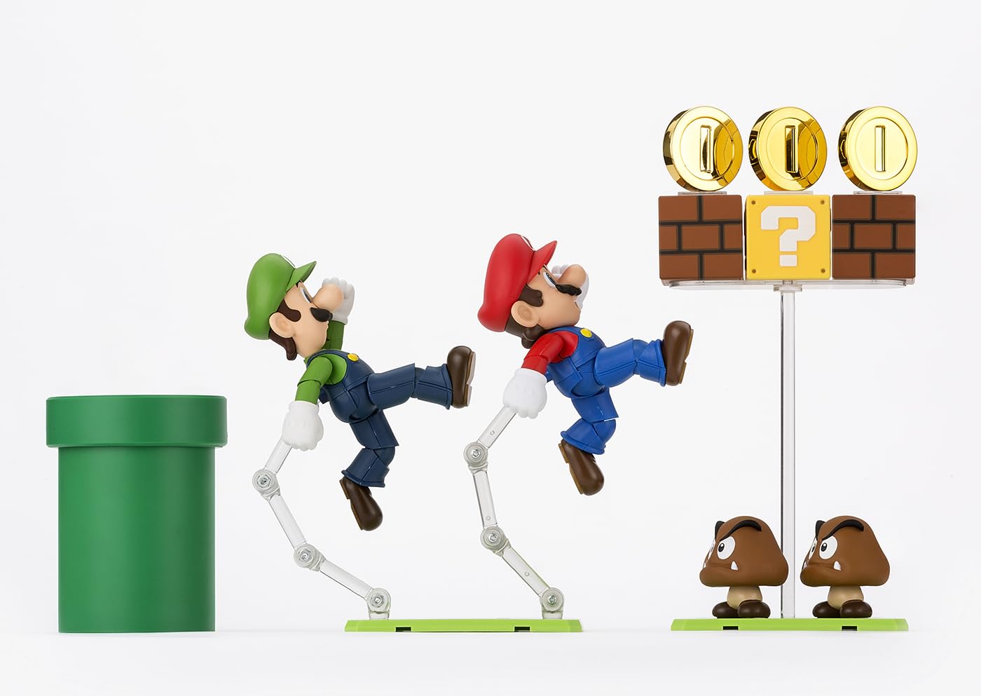 TAMASHII NATIONS - Super Mario - Juego de figuras de acción Super Mario Playset S.H.Figuarts