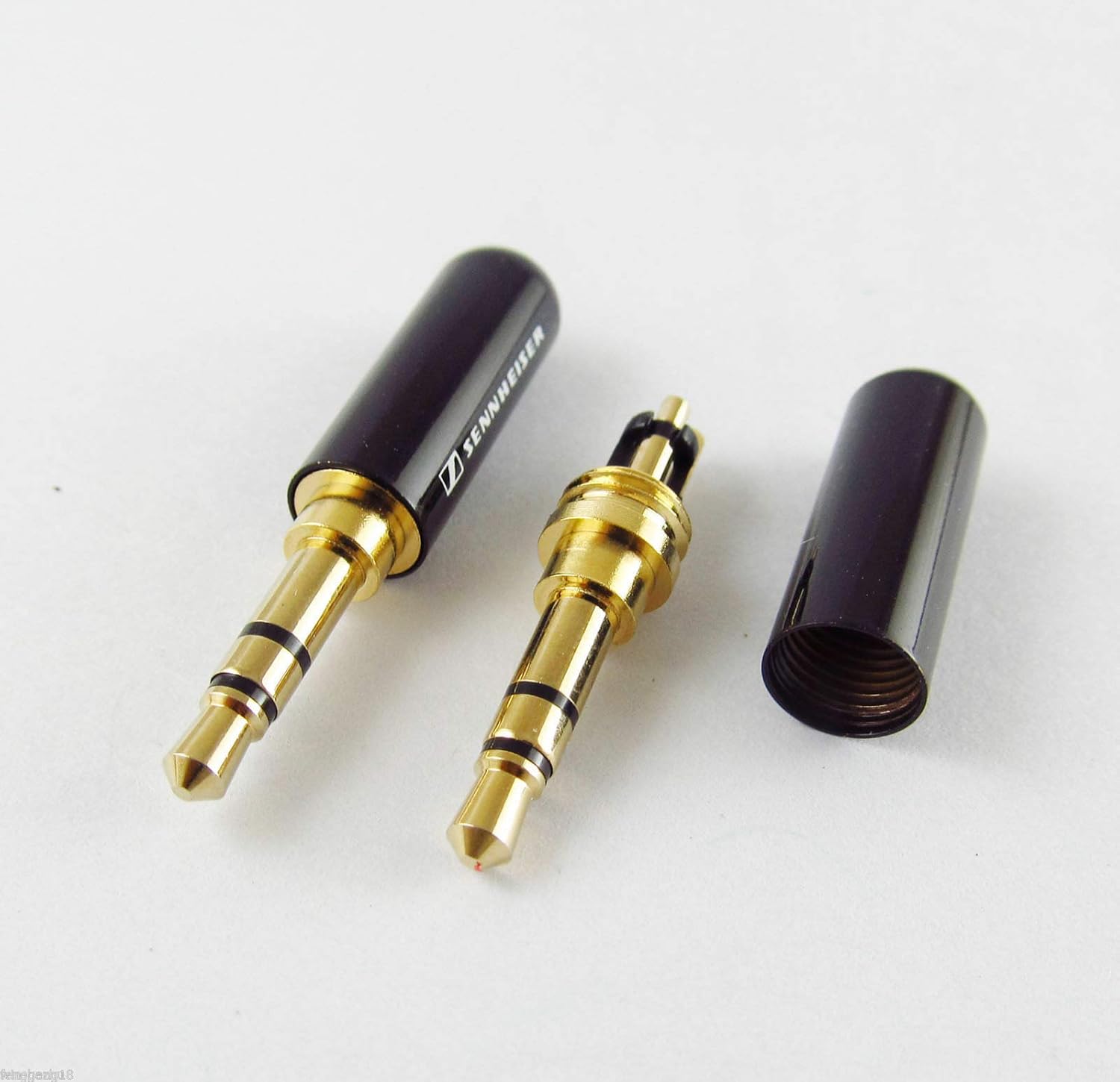 Connector and Terminal Black 3.5mm Male Plug 3 Pole Stereo