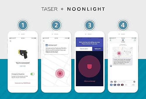 Miniatura 5 de Taser Pulse - Herramienta de autodefensa con integración de Noonlight amarillo Azul Electric, Negro, Amarillo