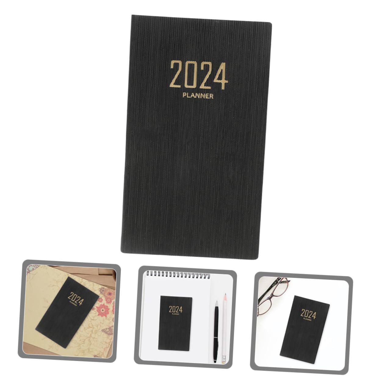 Agenda De Poche Mini Avec Couverture PU Planificateur Et