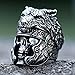 ZMY Home Nordic Viking Stainless Steel Skull Ring Helmet Beast Head Sculpture Gothic Men's Skull Fashion Jewelry (12)
