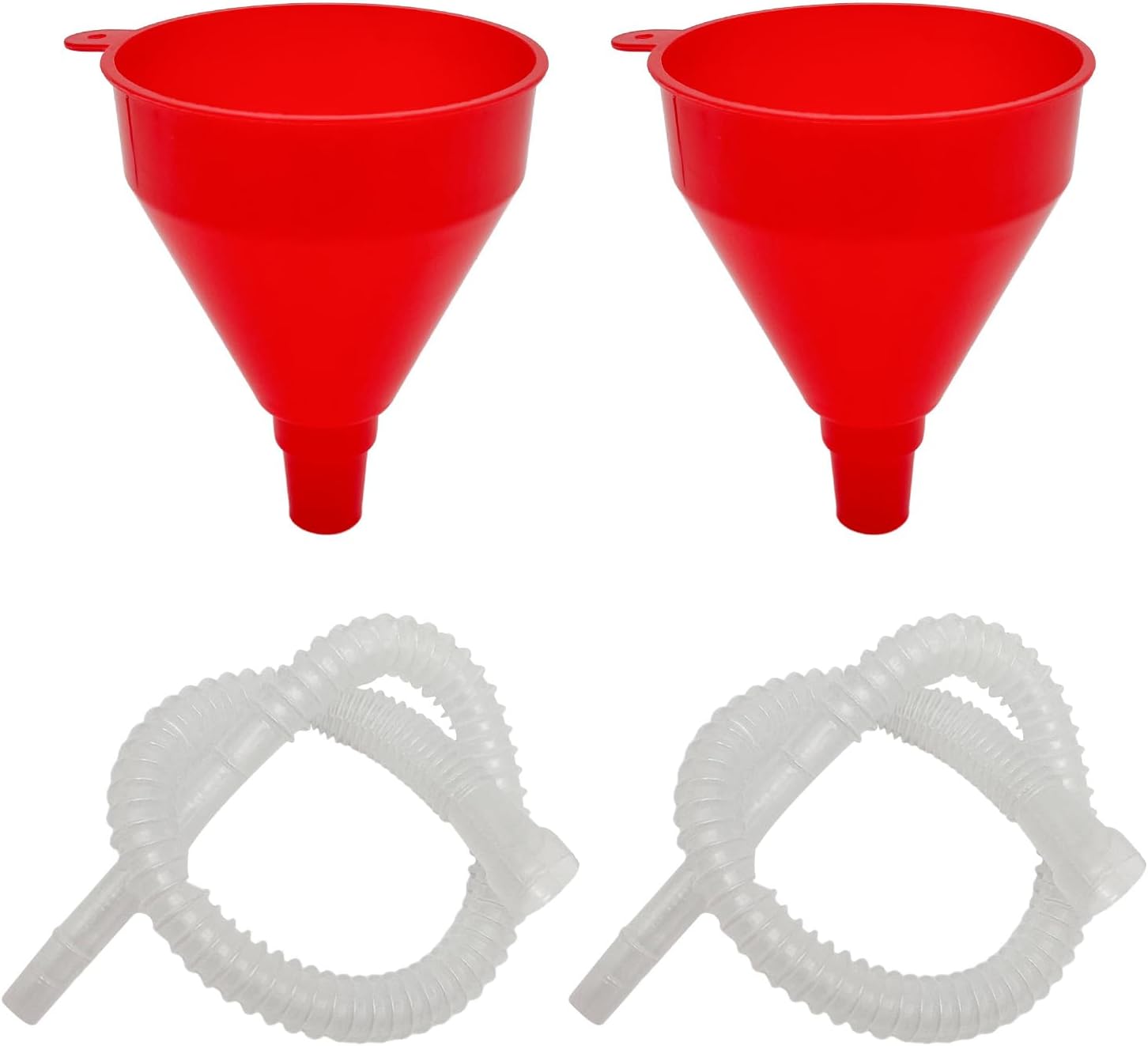 Suvnie 2 PCS Funnels for Automotive Use, Flexible Plastic