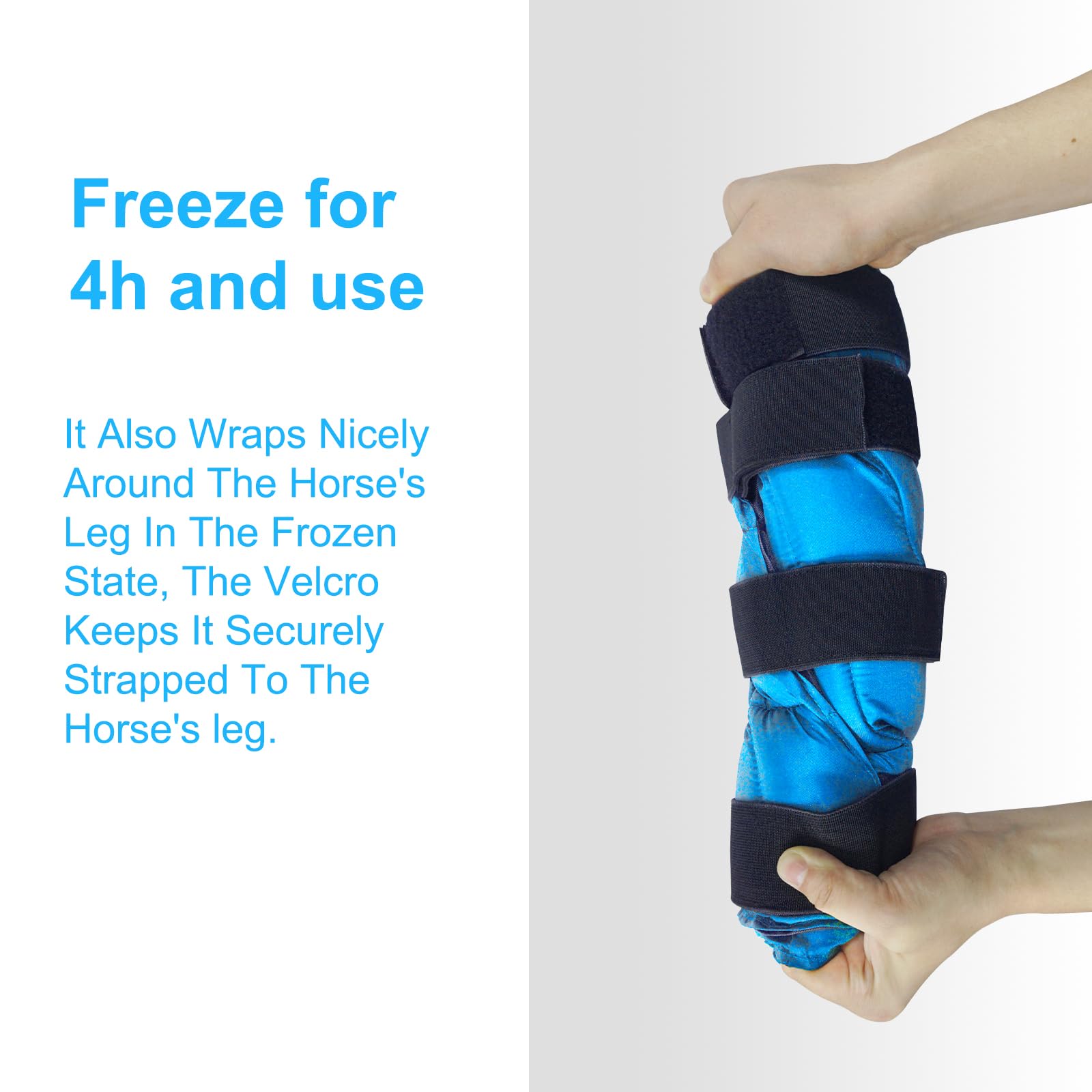 Impacco Ghiaccio Per Cavalli - Stivale Gel Per Gambe E Articolazioni - Foto 13