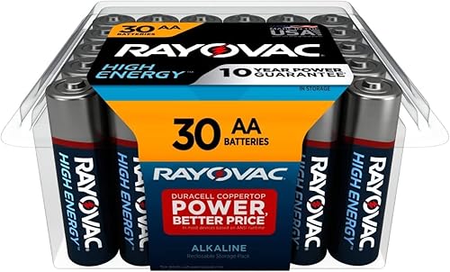 Miniatura 4 de Rayovac - Paquete combinado de pilas AA de alta energía (42 unidades), pilas alcalinas dobles A