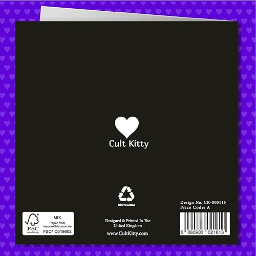 Miniatura 6 de Cult Kitty - Speck Of Jizz - Tarjetas de feliz cumpleaños groseras para él - Tarjeta de cumpleaños divertida para ella - Tarjetas de cumpleaños