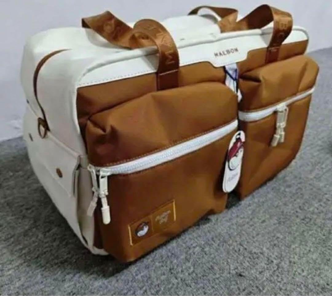 マルボンゴルフ Malbon ボストンバッグ ショルダーバッグ ブラウン