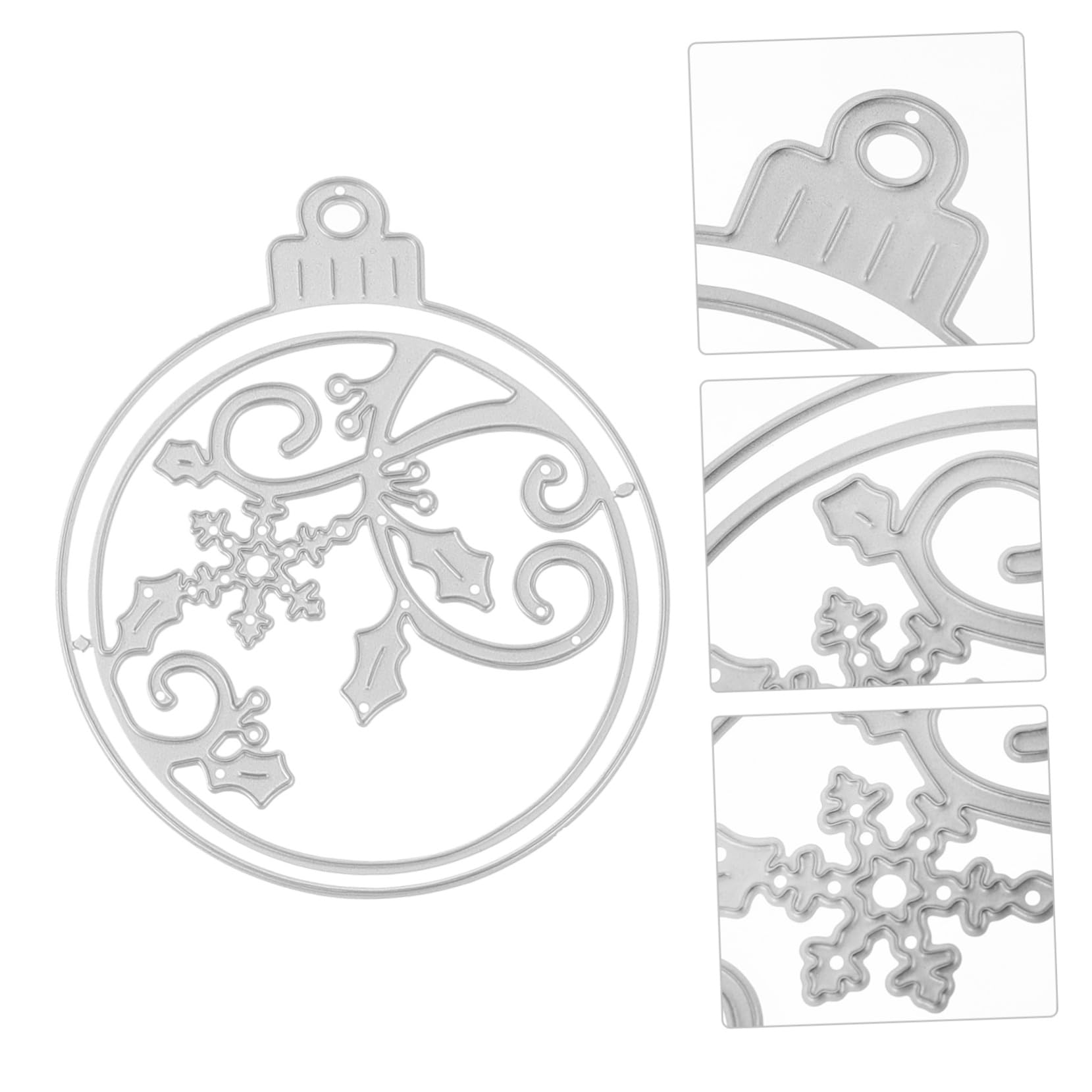 NUOBESTY 24 Piezas Navidad morir diver light scrapbooking muere para navidad pueblo troquelado troqueles de de metal plantillas troqueles de para navidad en modelo moho