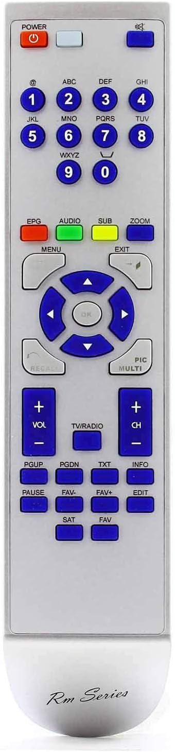 RM Series Remote Control Compatible with STARSAT SRX4200D SR-X4200D SRX5300CU SR-X5300CU