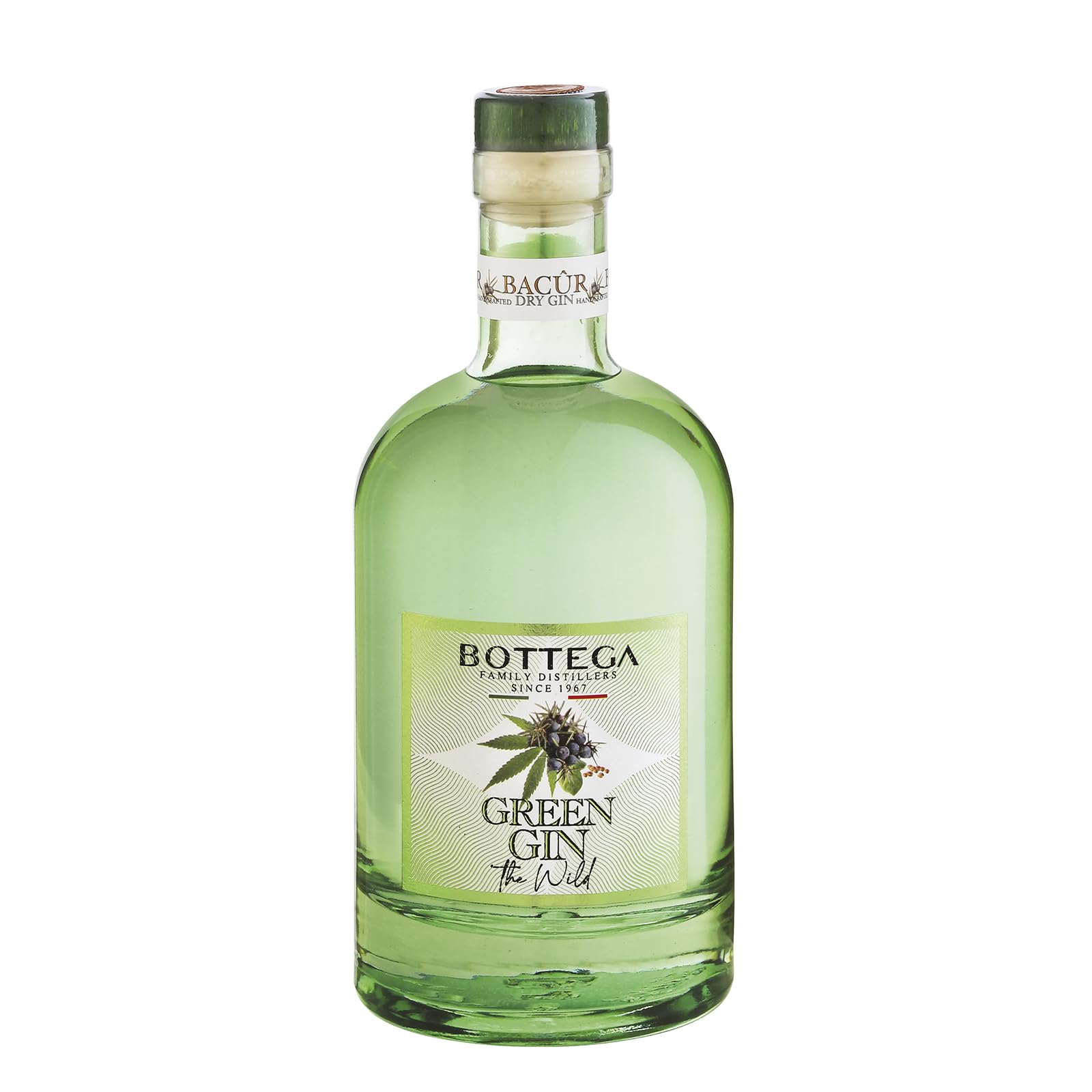 Bottega Distilled Dry Green Gin The Wild - 700ml