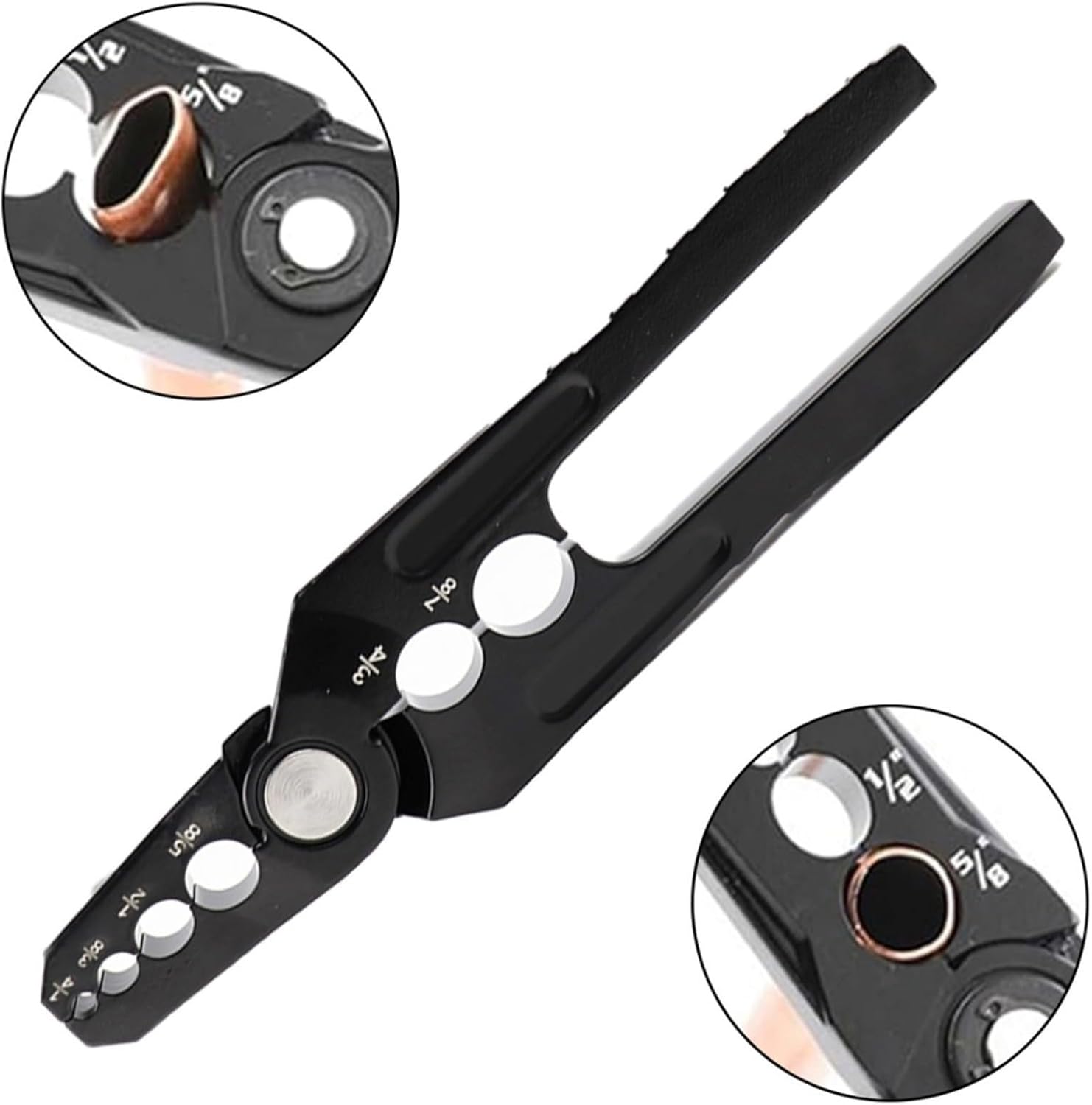 Close-up of the CT-301 tool's sizing holes