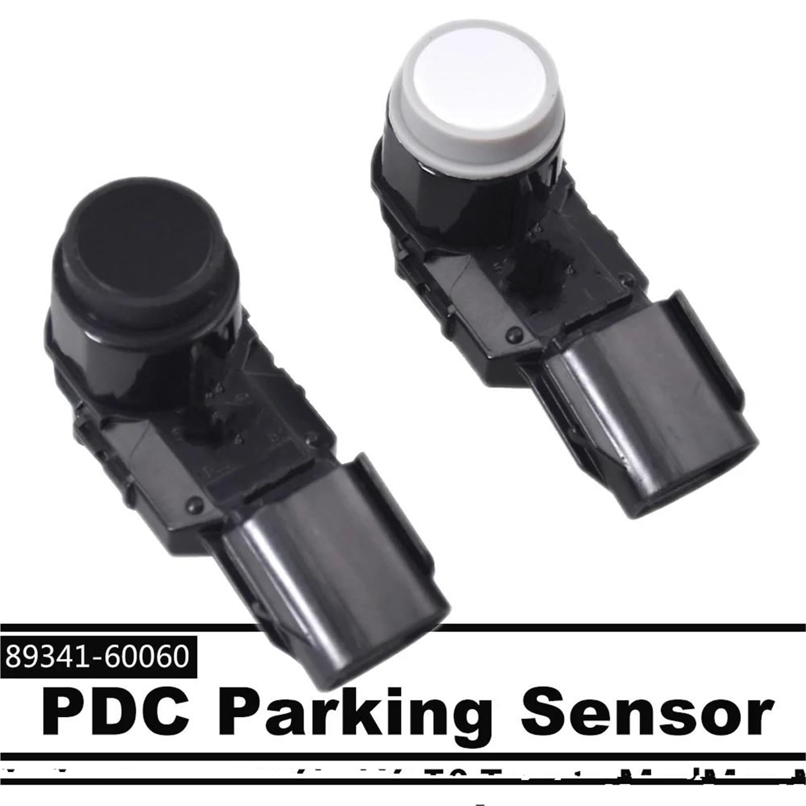 Sensores Aparcamiento Coche Sensor Aparcamiento Inalámbrico PDC Ultrasónico 4 Piezas para Lexus LX570 URJ201 LX450 VDJ201 2015-2018 89341-60060 8934160060 Sensores Alerta Sonido(Negro)