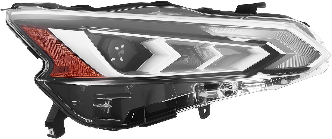 Passenger Side Headlight Assembly Compatible with Altima 2019-2022 Headlamp w/Projector DRL 260106CA5B 260106CA0A (Right)