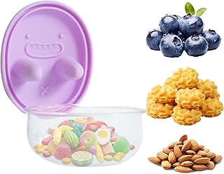 お弁当箱とスナックの保存容器 - 漏れ防止 コンパクト | 食品 ランチ 容器 | 職場 日常 ピクニック ハイキング 学校 アウトドア 旅行 キャンプ 用