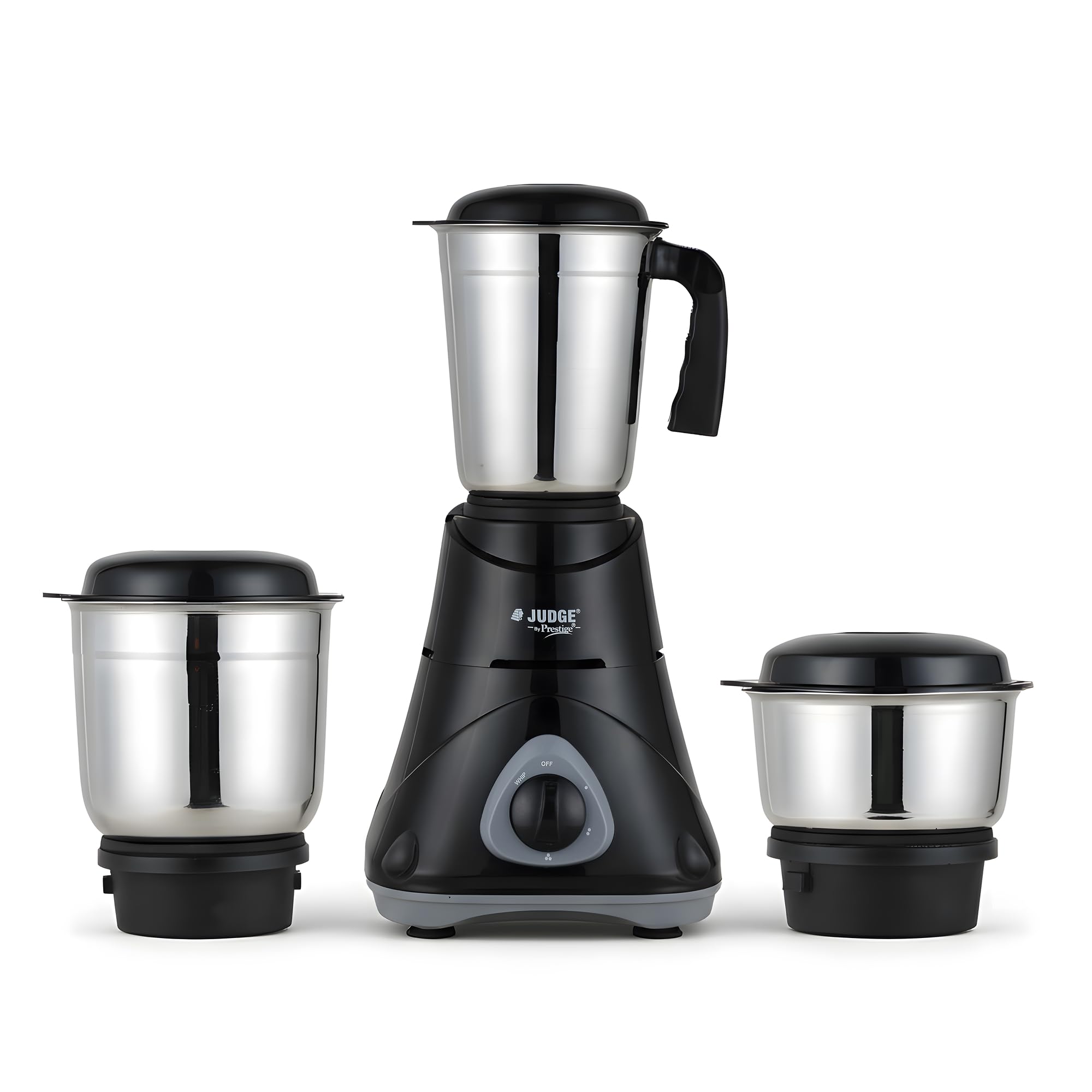 Judge by Prestige 500 Watts ACE Mixer Grinder with 3 Stainless Steel Jars| 3 Efficient Stainless Steel blades| Overload Protector| Sturdy Handles| Black-image-14