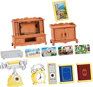 OATIPHO 1 Conjunto De Decoração Brinquedos Móveis Casa De Boneca Cena Prop Modelos Em Miniatura Mini Boneca Vestir Espelho Casa De Boneca Brinquedo Mini Casa Ornamento Casa De Boneca