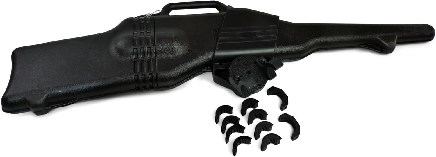 UTV Gun Scabbard Carrier Scabbard Mount is Solid and Simple to Install. RCM-3009B Perfect for Utility Vehicles Such as Polaris, Yamaha, Honda, Can Am, Kawasaki and More!