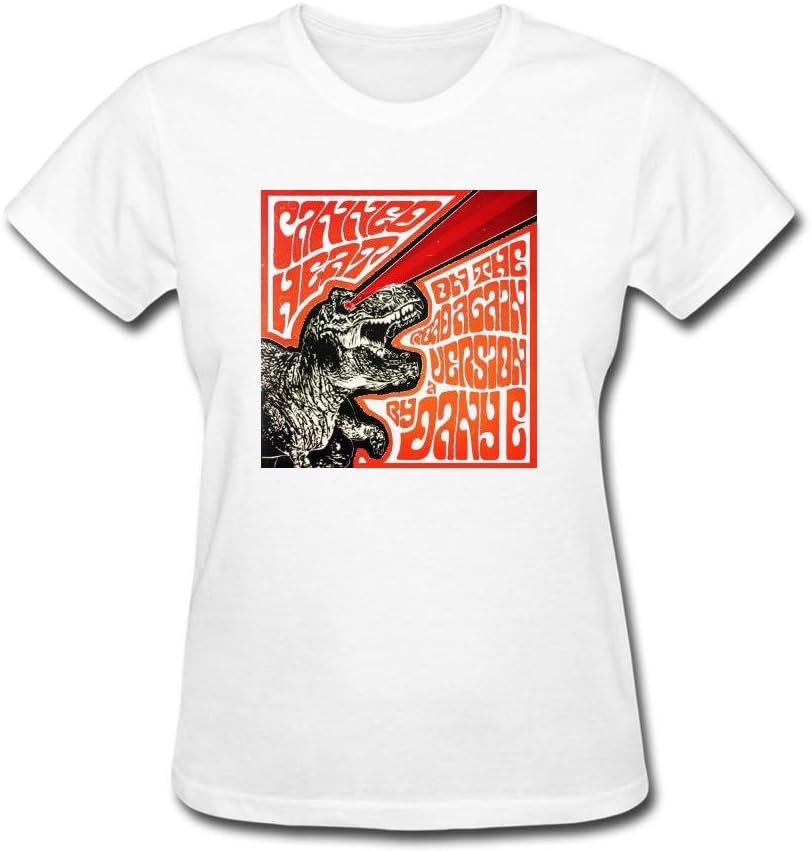 FUSHUOBTW Women's Canned Heat T-Shirt Size XXL White