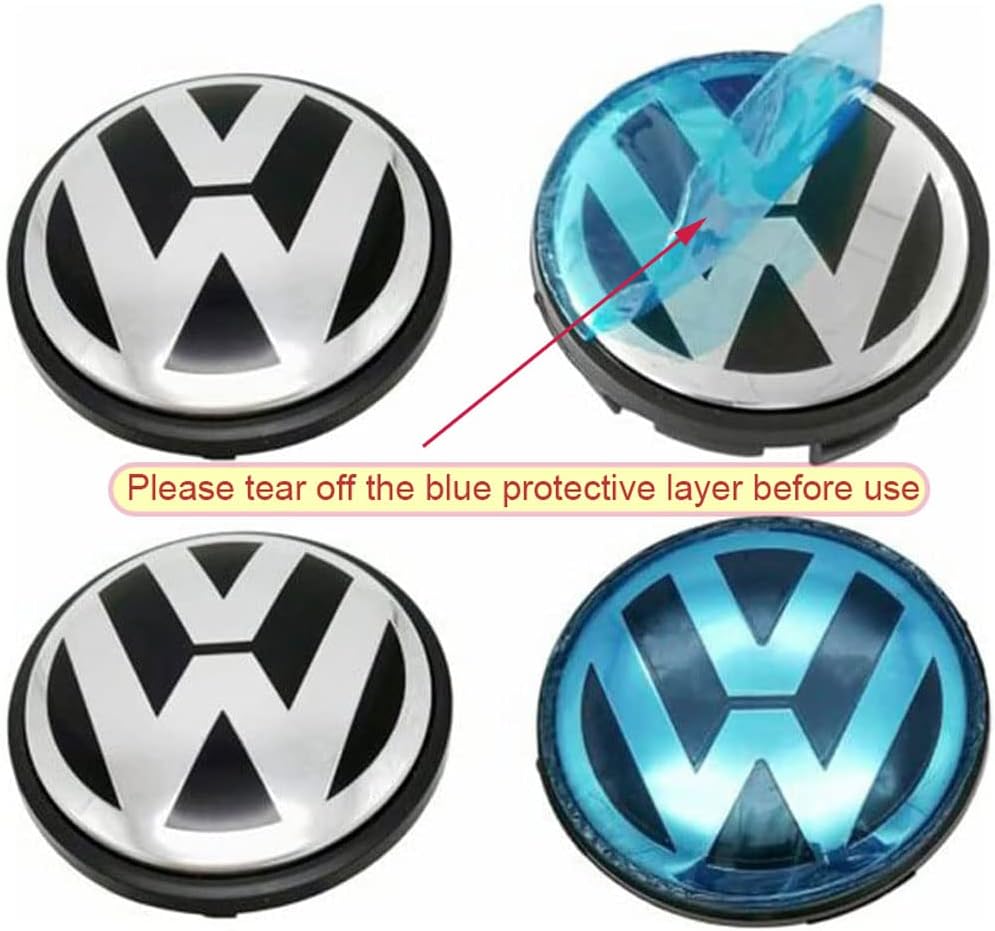 4 Pcs Wheel Center Hub Caps fit for ，65mm/2.55 in fit for Rim Center Hub Caps : Automotive