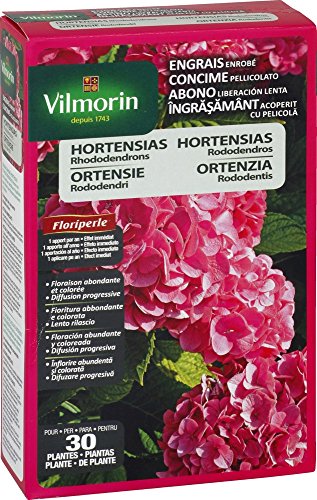 Vilmorin 6428299 Engrais Enrobes Hortensias et Rhododendrons Floriperle Etui de 800 g 4 LG