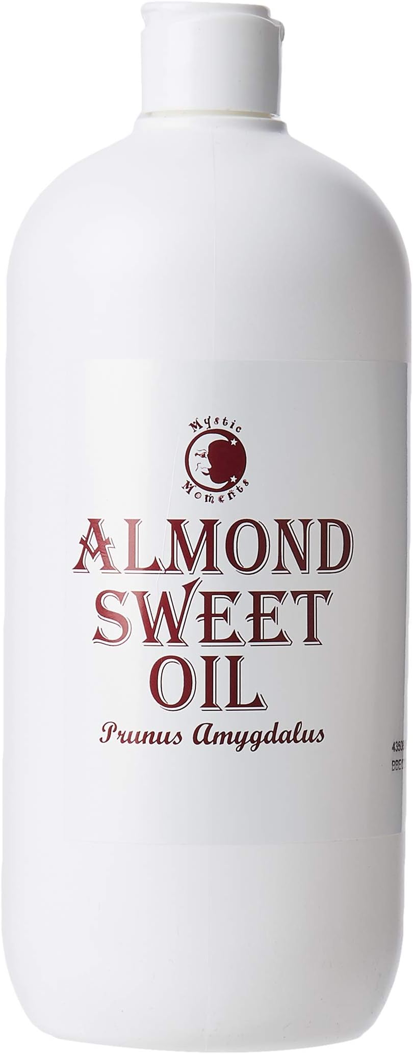 Mystic Moments | Sweet Almond Carrier Oil - 1 Litre - Pure & Natural Oil Perfect for Hair, Face, Nails, Aromatherapy, Massage and Oil Dilution Vegan GMO Free