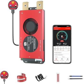 DALY Smart BMS 6S 24V 200A Li-ion with WiFi Bluetooth Module CAN RS485 | Battery Management System. Real-Time Remote Monitoring. Designed for Energy Storage, RVs, Golf Carts, Trolling Motors