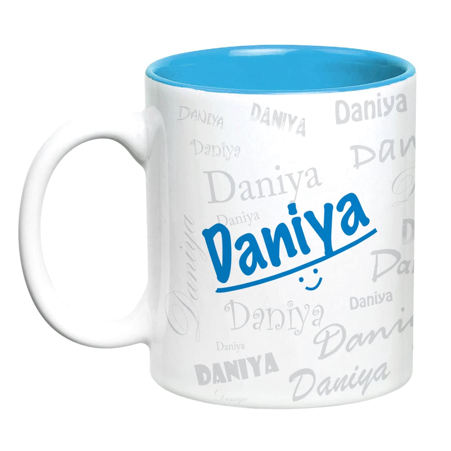 Hot Muggs Me Graffiti Mug - Daniya Personalised Name Ceramic, 315 ml, 1 Unit