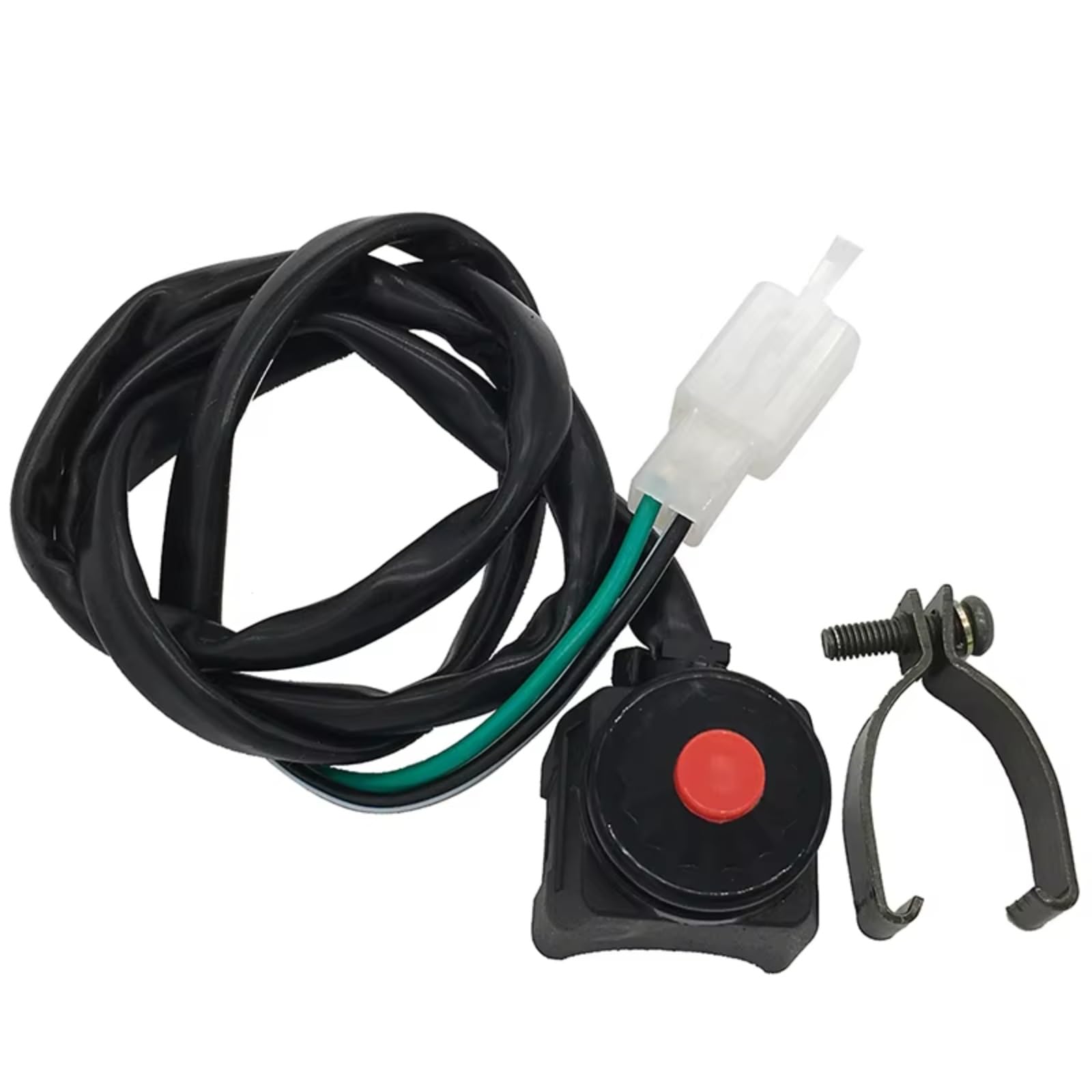 Moto puesta en marcha Interruptor 22 Mm Interruptores De Encendido Para Manillar De Motocicleta Pulsador Universal De 12 V Para ATV Todoterreno Motocross Control De Motocross Piezas De Motocicleta