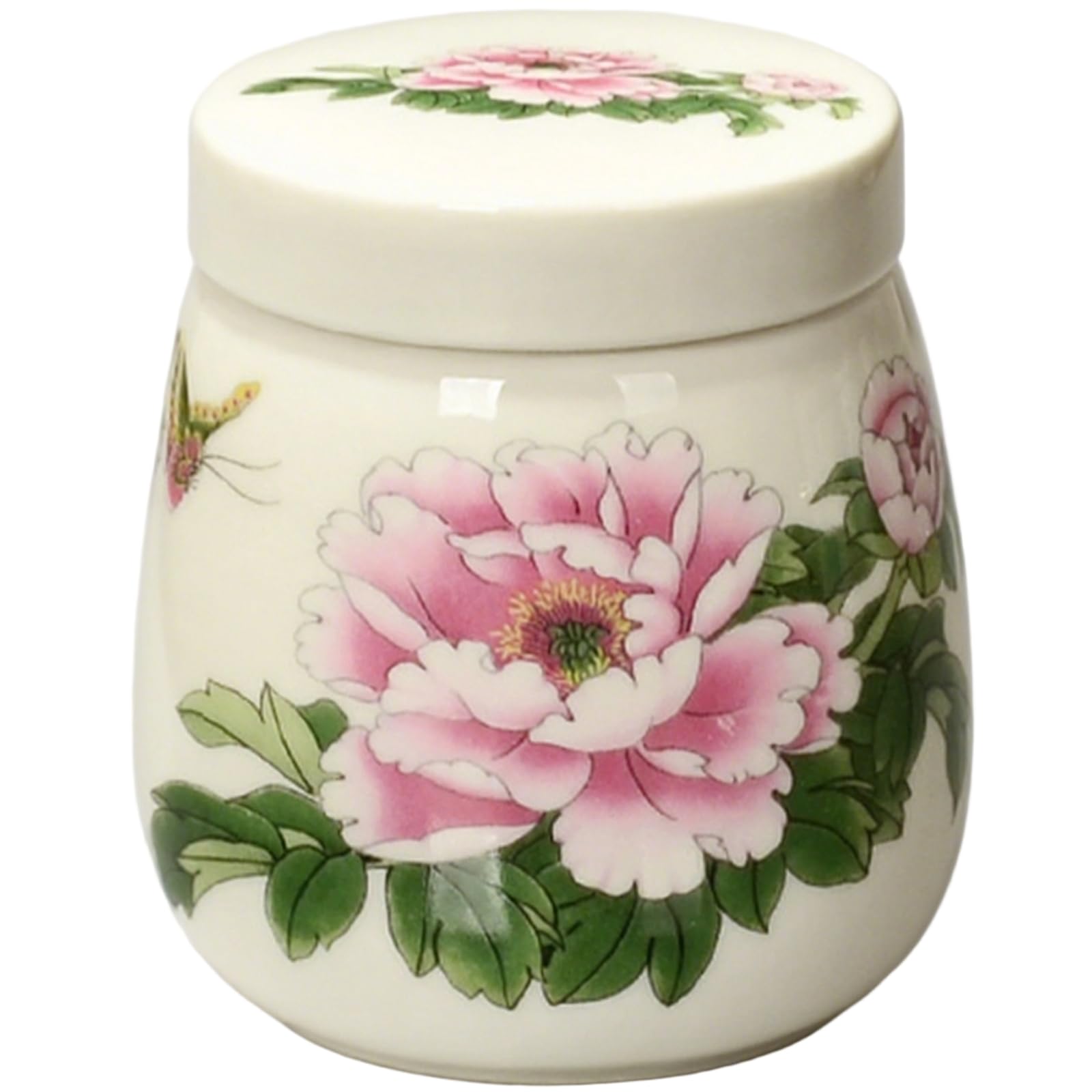2 portauova in ceramica rossa da 220 ml con coperchio