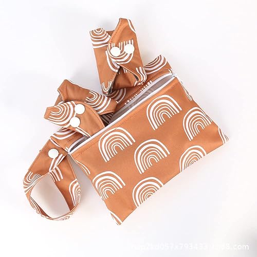 Miniatura 2 de KKTAPOS Bolsas húmedas para pañales de tela para bebé, impermeables, reutilizables, lavables, bolsas de viaje, bolsa de gimnasio, piscina, guardería