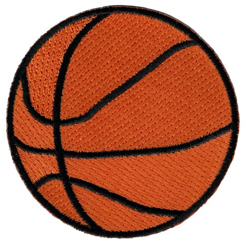 Basketball Embroidered Patch Basket Ball Hoops Iron-On Applique Sports Emblem